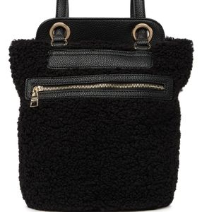 Steve Madden - Bviolet Faux Shearling Backpack